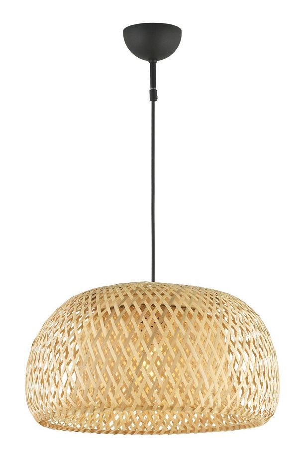 40 x 40 Briella Tekli Rattan Modern Tasarım Oturma Odası Avize Salon / Oturma Odası Hasır Haki 81-9 - 2