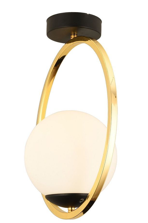 Lifos Tekli Gold Kaplamalı Plafonyer Modern Mutfak Salon Avize - 4