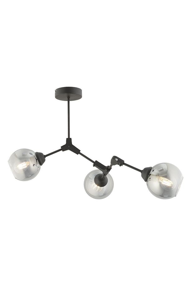 BÜRKE 3LÜ AVİZE SİYAH Modern Koridor Yatak Odası Salon Avize - 4