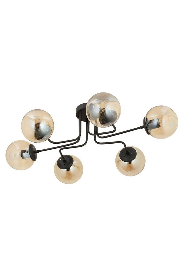 Tanyer 6Lı Siyah Modern Sarkıt Yatak odası Retro Salon Avize - 3