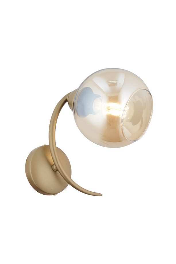 Pireal Tekli Eskitme Bal Camlı Modern Yatak Başı, Salon Aplik - 2