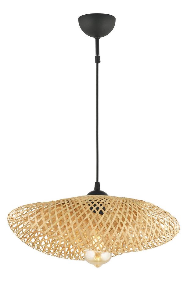 Edna Tekli Rattan Modern Tasarım Oturma Odası Avize - 3