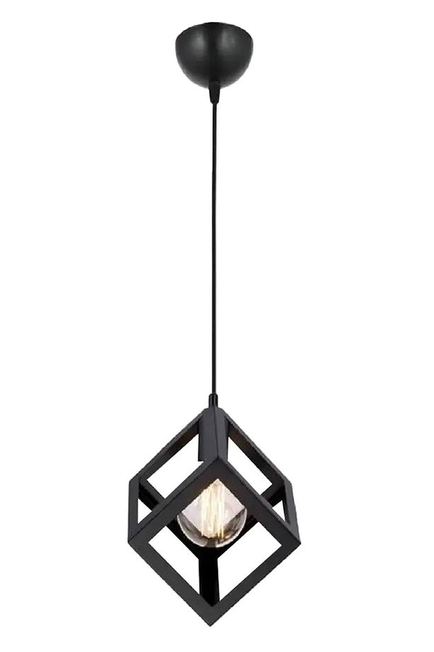 Cup Tekli Sarkıt Siyah Modern Retro Sarkıt Mutfak Salon Sarkıt Avize - 2