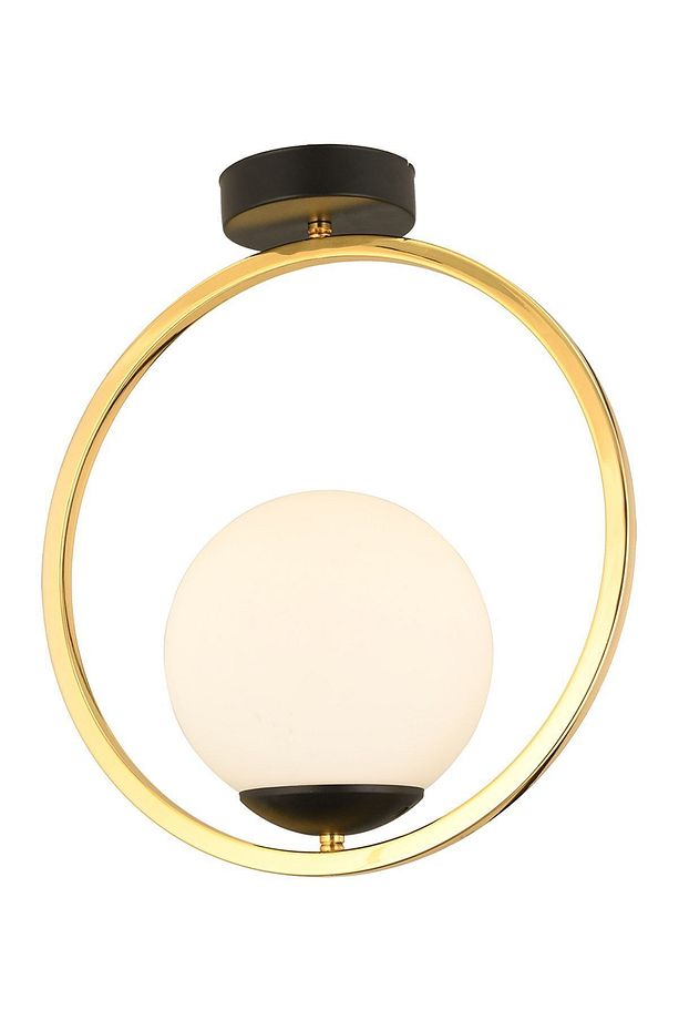 Lifos Tekli Gold Kaplamalı Plafonyer Modern Mutfak Salon Avize - 2