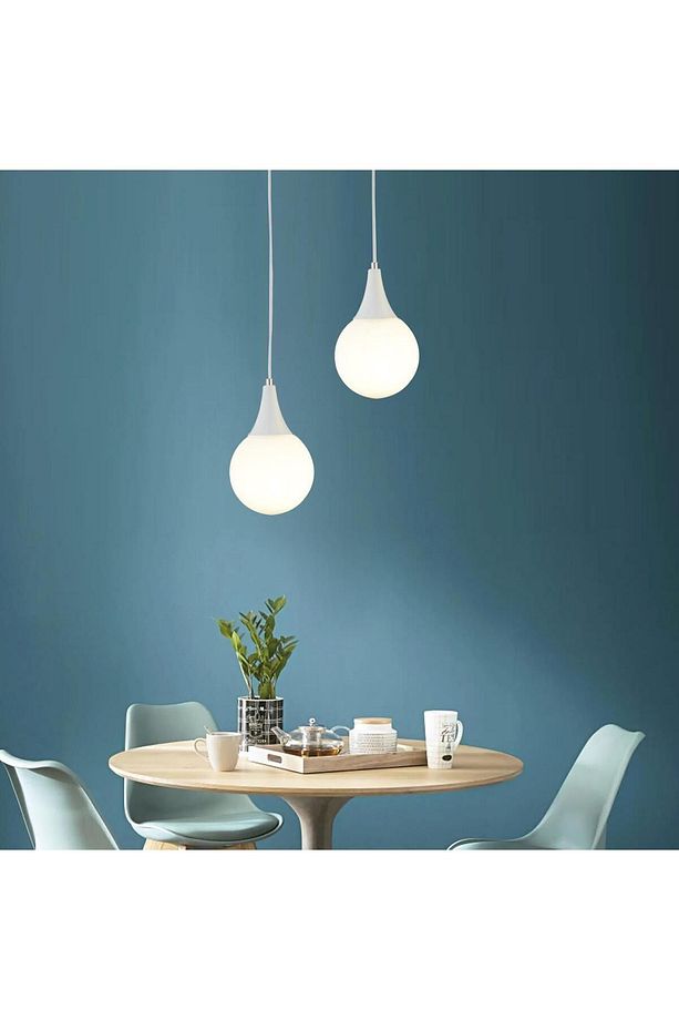 Damla 2 Li Sıralı Modern Sarkıt Mutfak Oturma Odası Salon Sarkıt Avize - 2