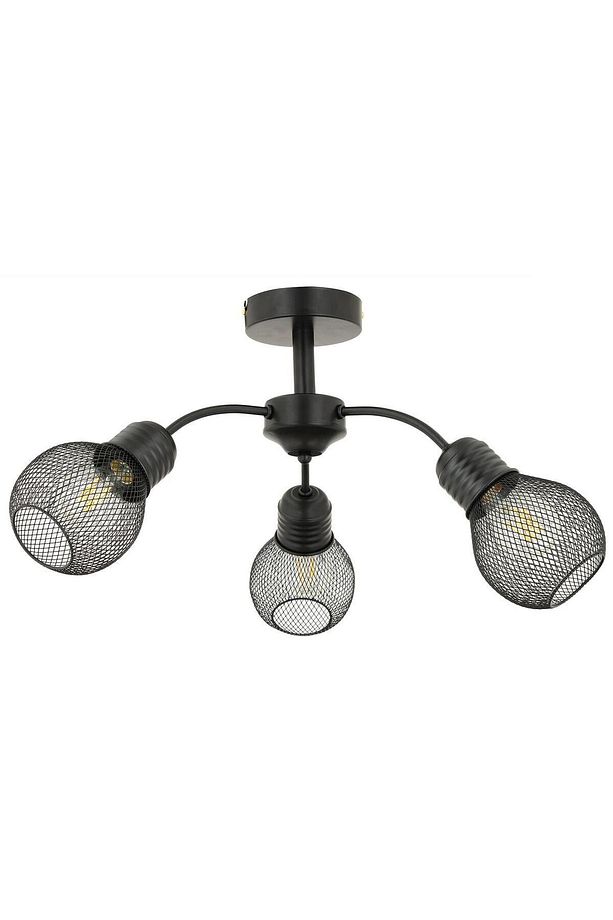 Elva 3 Lü Siyah Modern Genç Odası Mutfak Oturma Odası Retro Salon Avize - 5