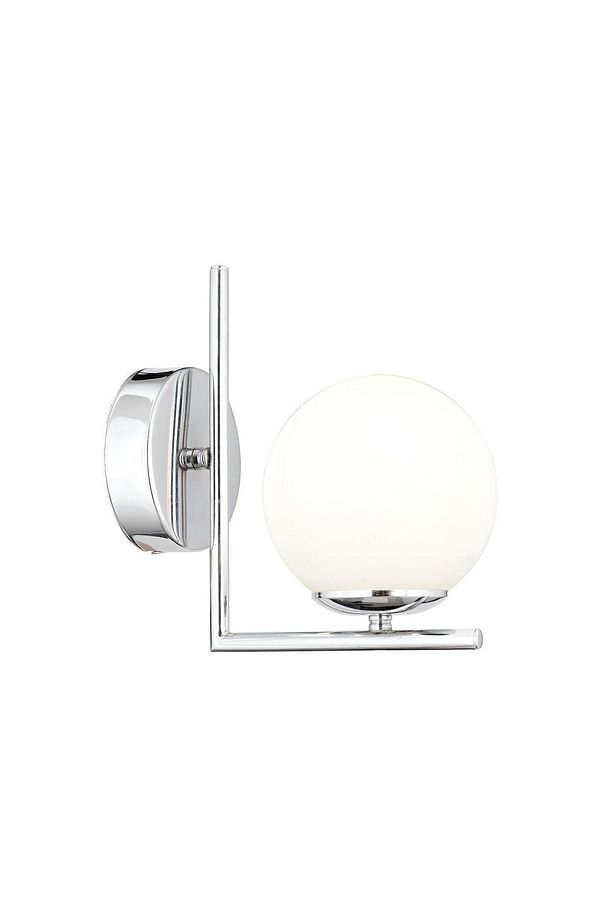 Sara Krom Kaplama Duvar Lambası Yatak Odası-Yatak Başı-Banyo İçin Modern Aplik - 4