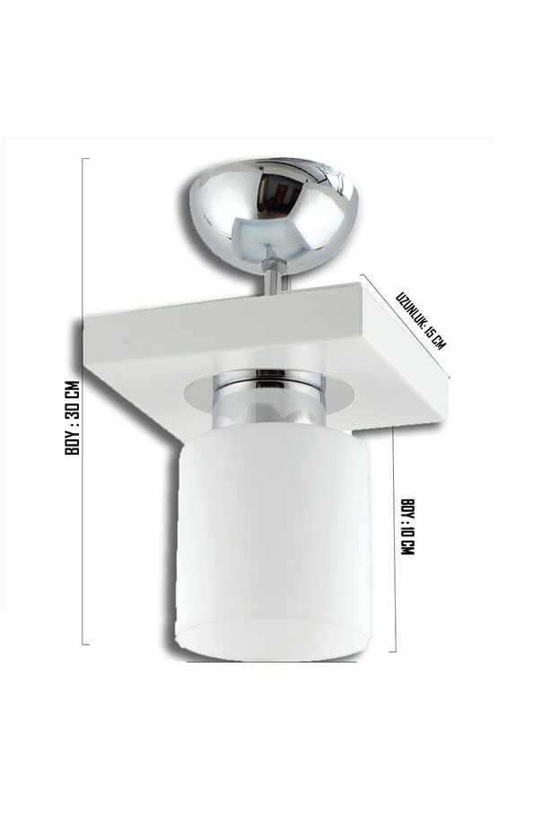 Kiaria Tekli Modern Plafonyer Genç Odası MutfakYatak Odası Avize - 7