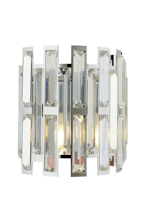 Gallıano Krom Kaplamalı Kristal Taşlı Duvar Lambası Yatak Odası-yatak Başı-salon Için Aplik - 2