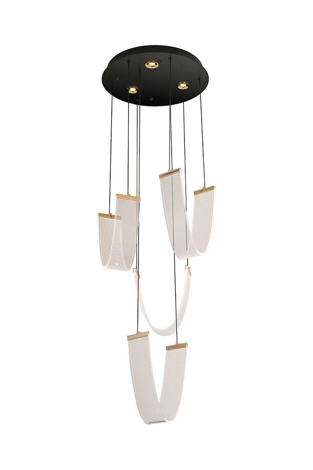 Rosalina 4 lü Yuvarlak 24 watt Ledli Modern Tasarım Oturma Odası Salon Avize - 3