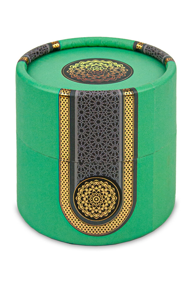 Special Gift Cylinder Storage Box for Mawlid, Wedding, Engagement, Wedding and Feasts - Green