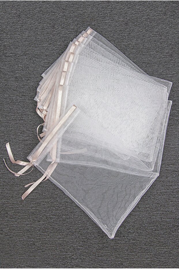 10 Pieces Bag Size Tulle Pouch 12x16 cm