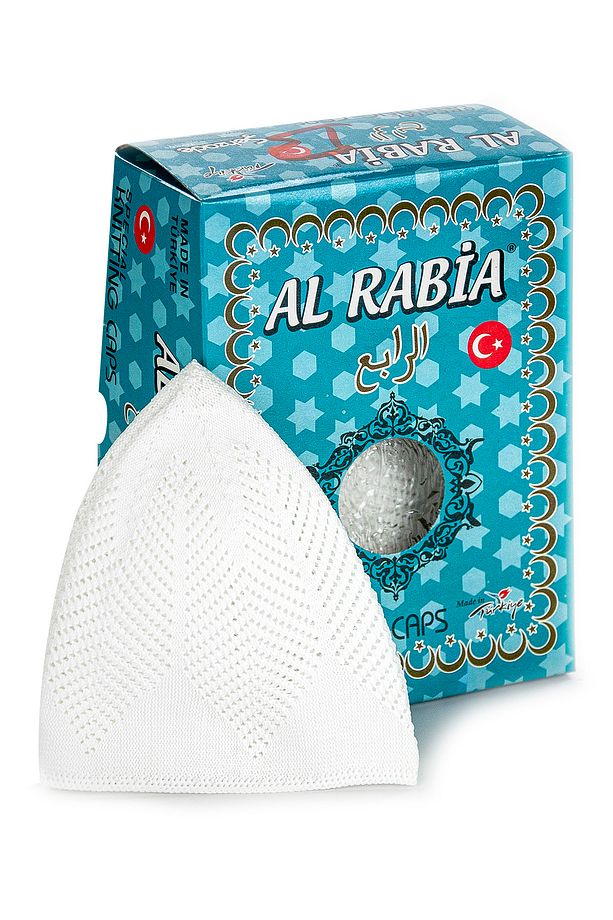 El Örgüsü Model Triko Takke 12 Adet Beyaz - 1