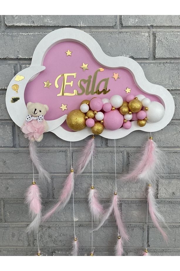 40 Cm Bulut Bubble Kapı Süsü Ledsiz - 1