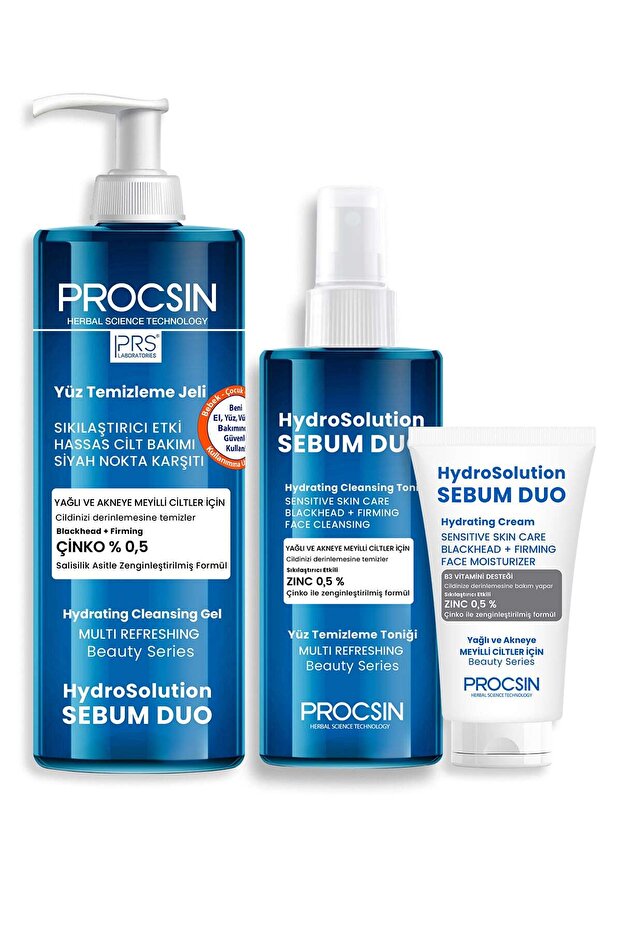 Hydrosolution Krem + Jel + Tonik Paketi - 2