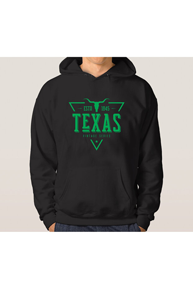 Unisex Printed Hooded Sweatshirt