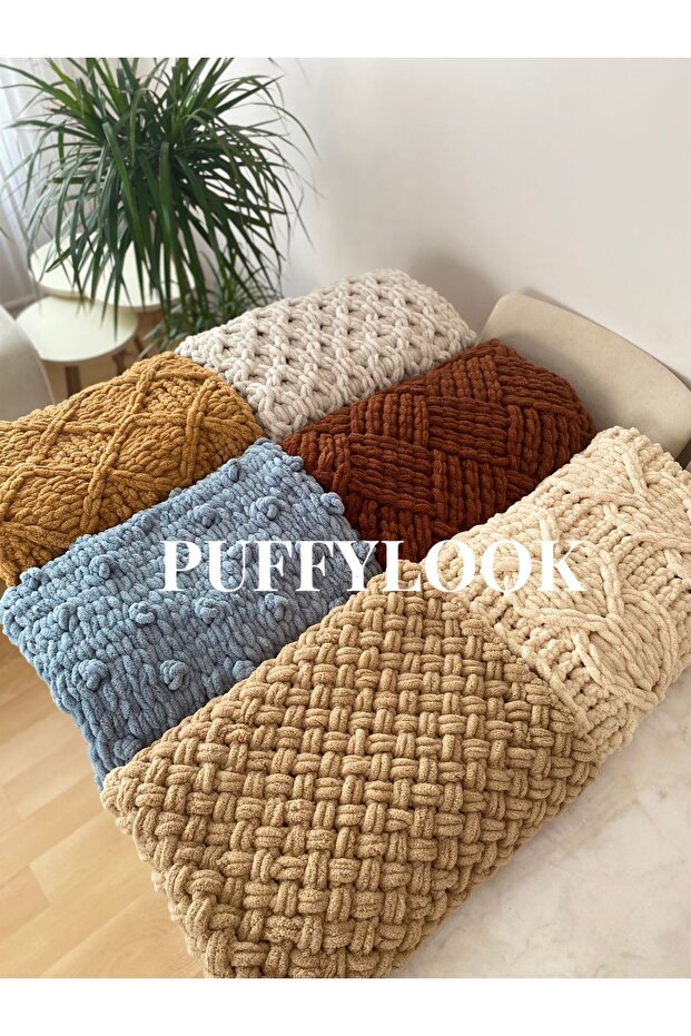 Puffylook El Örmesi Bebek Battaniyesi - 1