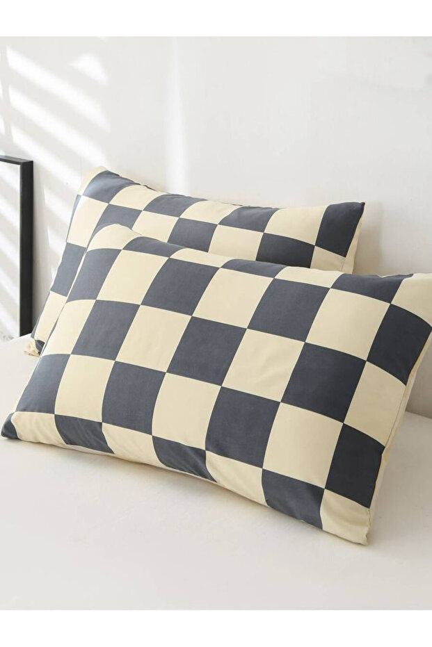 Ranforce Fabric Pillowcase with Hidden Zipper 50X70 (2 Pieces)