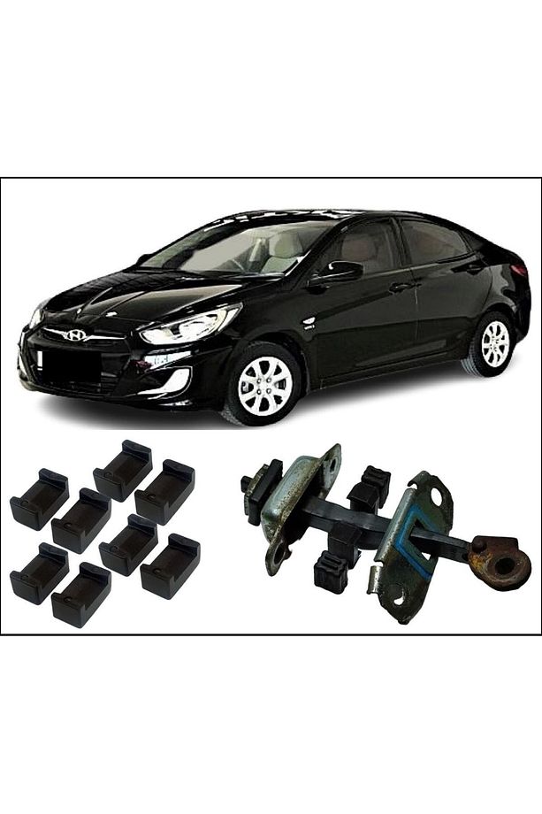 *premium* Accent Blue 2011-2018 Kapı Gergi Tamiri Kiti 4 Kapı - 1