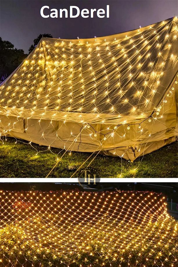 2x2 Metre Animasyonlu Ağ Perde Led Fişli Eklenebilir Modlu File Yılbaşı Süsleme 144 Ledli - 8