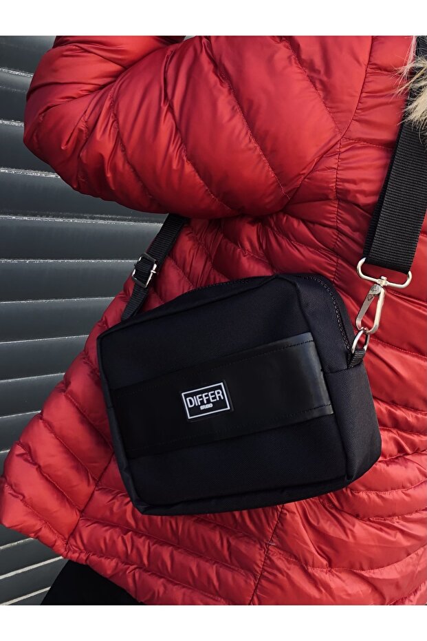 حقيبة كتف / محفظة سوداء - 5