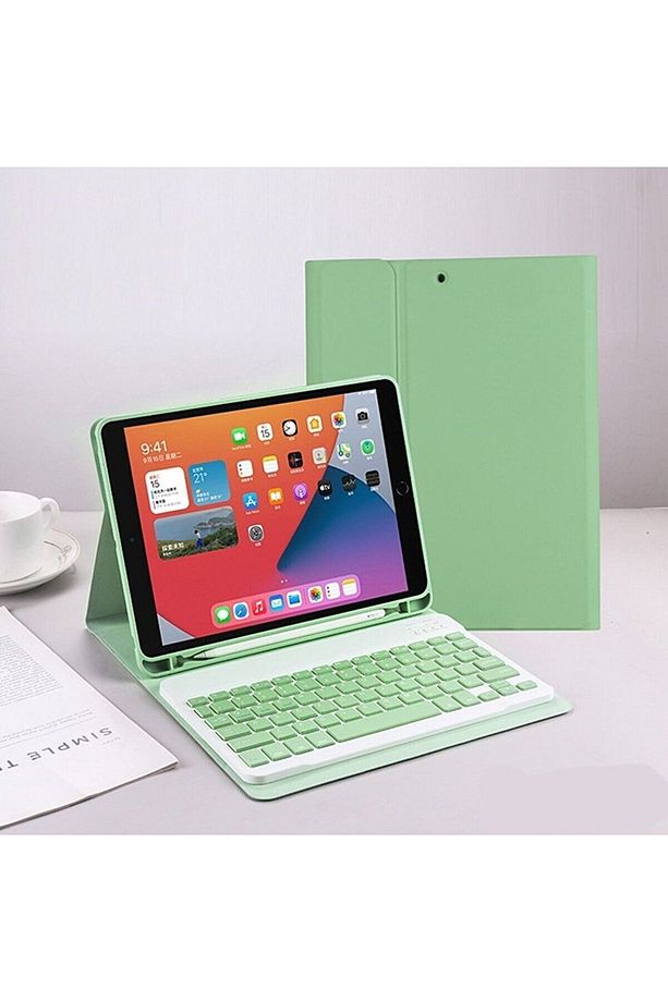 Ipad Pro 4.nesil 11" Inç (m2 Çipli) 2022 Uyumlu Bluetooth Türkçe Q Klavyeli Kılıfı (tablet Değildir) - 1