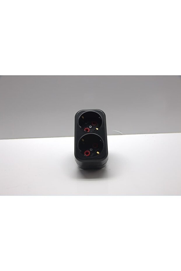 Double Golyat Plug Socket Black - 3