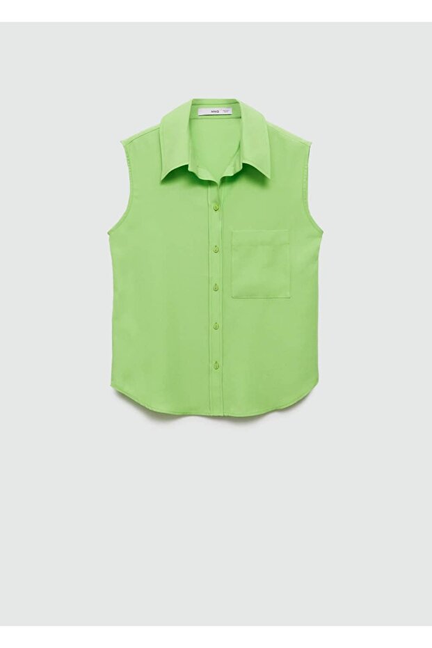 Kolsuz lyocell gömlek - 3