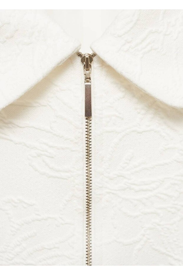 Dokulu pamuklu ceket - 7