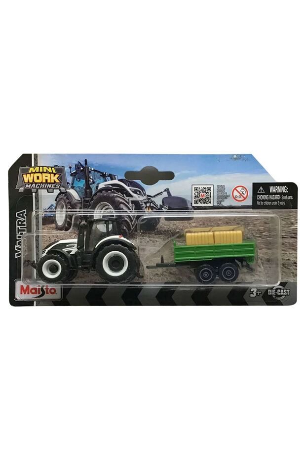 Mini Work Machines Traktör ve Römork Set-07 - 2