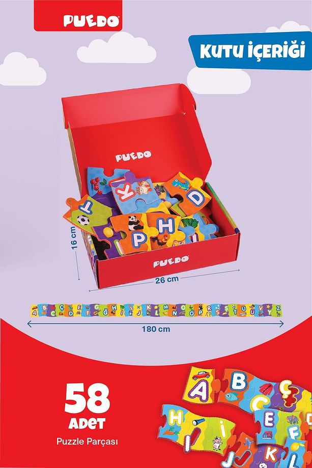 Türkçe Alfabe Puzzle - 5