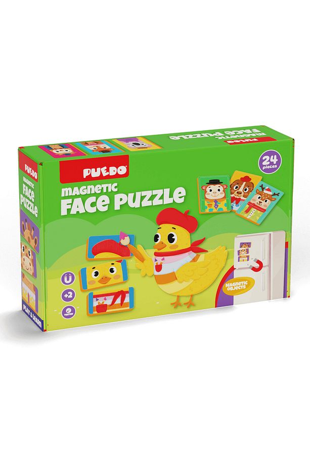 Manyetik Face Puzzle - Sevimli Suratlar - 1