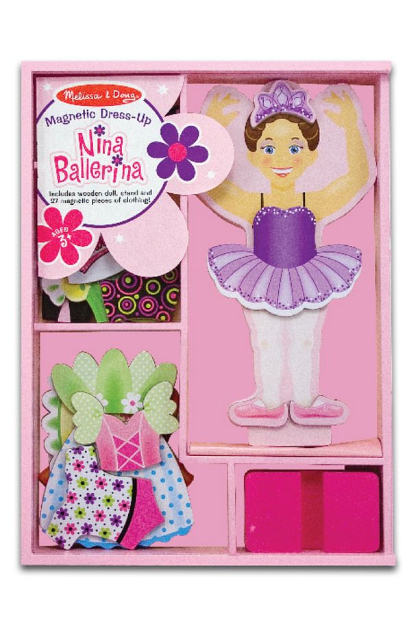 Melissa And Doug Ahşap Mıknatıslı Giydirme - Balerin Nina - 3