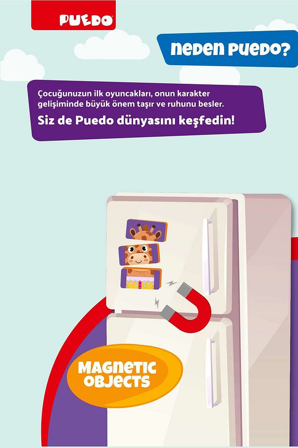 Manyetik Face Puzzle - Sevimli Suratlar - 5