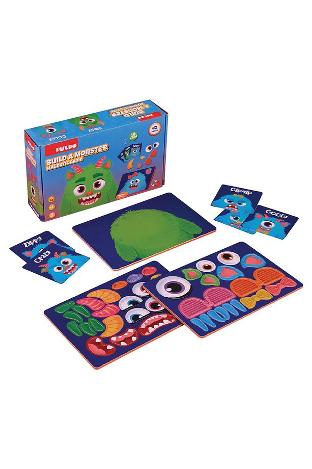 Manyetik Oyun Seti - Build A Monster - 1