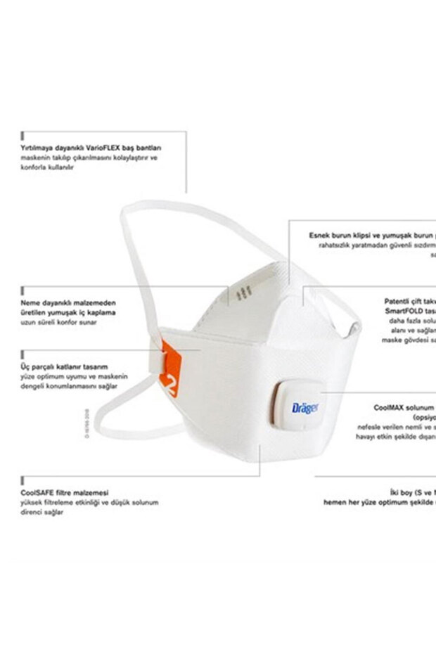 Drager 1920v Maske Ffp2 - 3