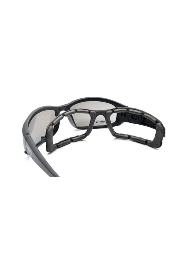 X7 Uv400 Polarize Değişebilir 4 Lensli Tactical ve Motorsiklet Gözlüğü - 7