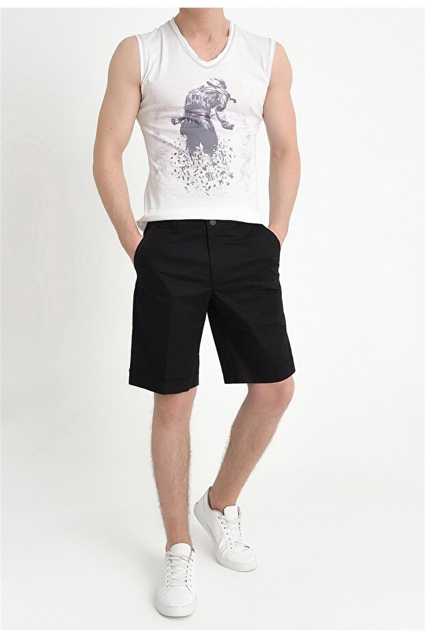 B 013 Siyah Bermuda - 3