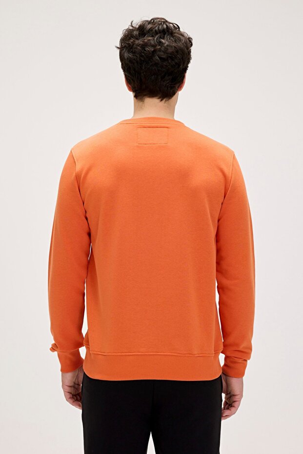 Marlow Turuncu Erkek Sweatshirt - 4
