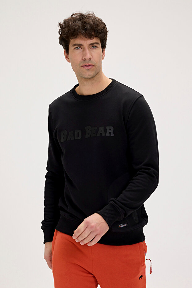 Erkek Siyah Sweatshirt Marlow - 7
