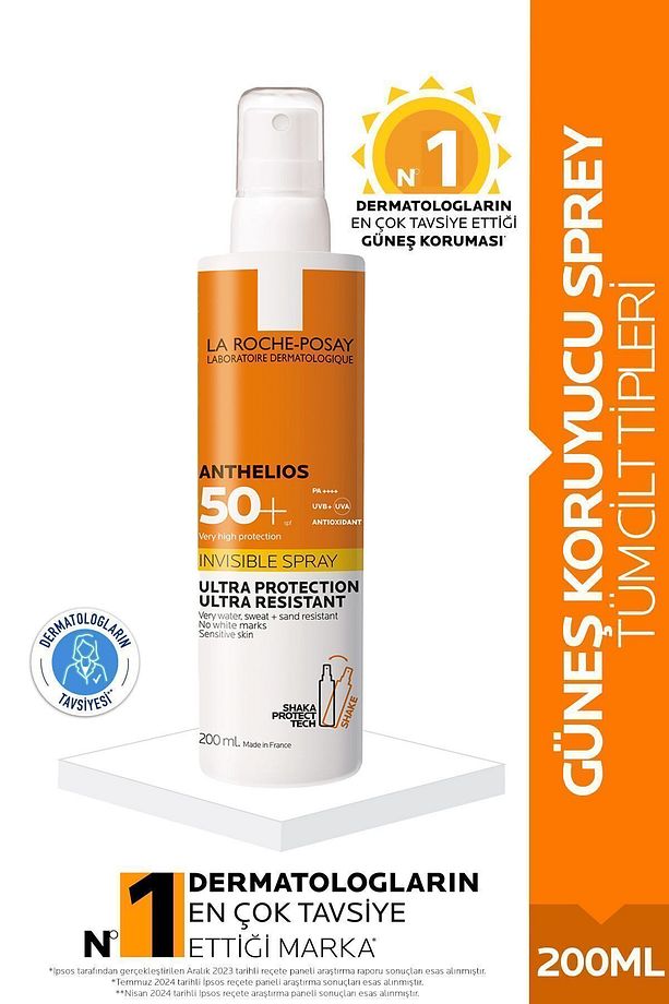 Anthelios Invisible Spray Spf50+ 200 Ml - 1