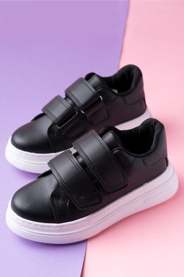 Unisex Çocuk Anatomik Kalın Taban Cırtlı Sneaker - 2