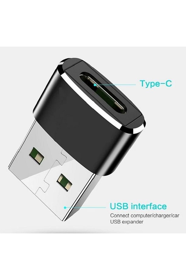 Type-C To Usb Yüksek Hızlı USB C Tipi Kadın USB tip A Erkek Hızlı Şarj Data OTG Adaptör Dönüştürücü - 4