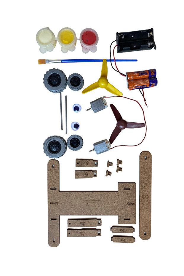 PERVANELİ UÇAK STEM EĞİTİM BİLİM SETİ - 4