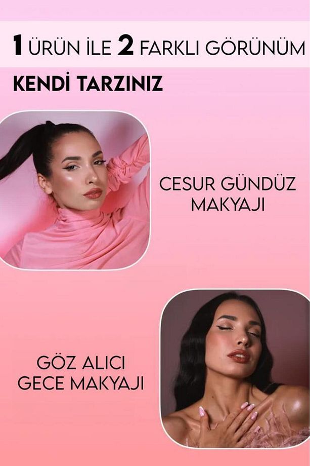 4'ü 1 Arada Makyaj Kalemi – Göz Kalemi, Kaş Kalemi, Dudak Kalemi ve Aydınlatıcı - 6