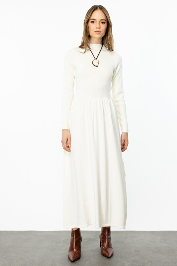 Beli Lastikli Elbise - 1