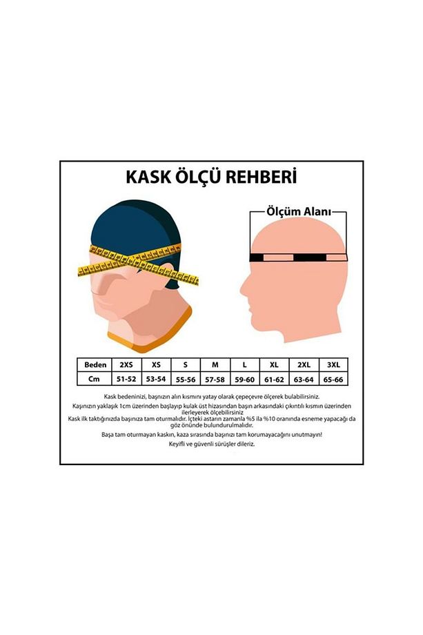 SW 715 Gemini Mavi Gri Yarım Kask - 5