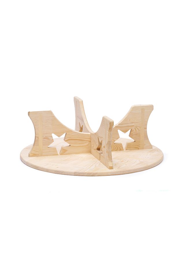 Doğal Ahşap Masif Yer Sofrası 4 Farklı Boyda. Küçük Boy 57 Cm/çap - 8