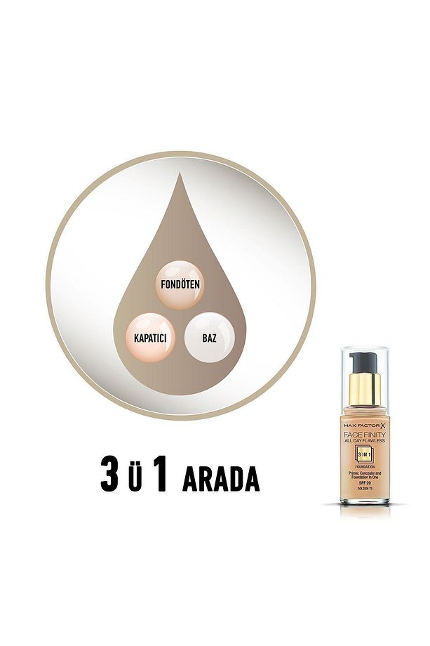 Fondöten - FaceFinity All Day Flawless Foundation 075 Golden 30 ml 5410076971671 - 5
