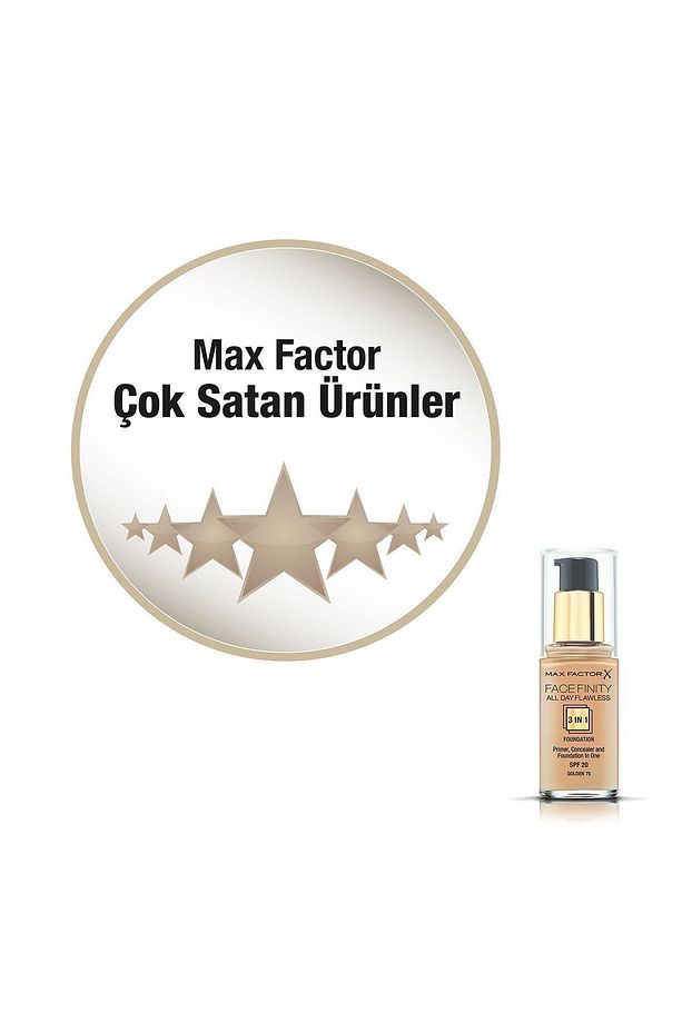 Fondöten - FaceFinity All Day Flawless Foundation 075 Golden 30 ml 5410076971671 - 6